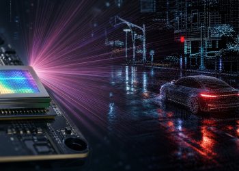 Fotoniczny czip lidar skanujący drogę przed autonomicznym autem