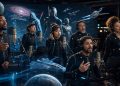 Zespół aktorów podczas nagrań do projektu science fiction Star Wars Zero