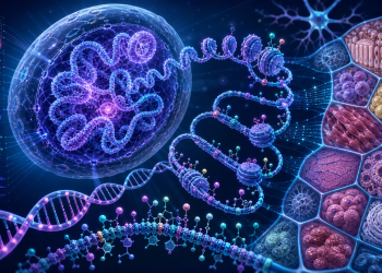 Trójwymiarowe fałdowanie DNA i metylacja w różnych typach ludzkich komórek