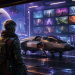 Bohater science-fiction przygotowuje statek i załogę do kontraktów w kosmicznym mieście