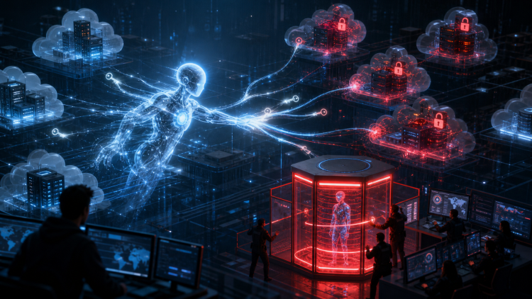 Autonomiczny agent AI rozgałęziający atak na kilka usług chmurowych