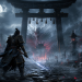 Samuraj przed wejściem do nadprzyrodzonego świata w księżycowej Japonii
