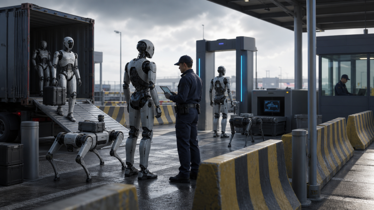Roboty humanoidalne zatrzymane na granicy z powodu wymogów bezpieczeństwa