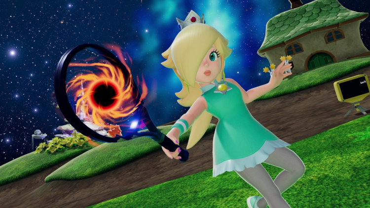 Darmowa aktualizacja Mario Tennis z motywem Super Mario Galaxy