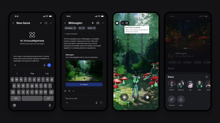 Roblox wprowadza tworzenie gier z użyciem sztucznej inteligencji na urządzenia Apple