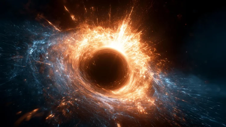 Kosmiczny Teleskop Jamesa Webba uchwycił moment karmienia supermasywnej czarnej dziury