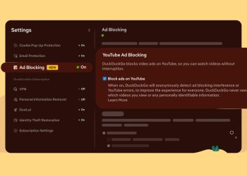 Przeglądarka DuckDuckGo blokuje reklamy wideo w serwisie YouTube