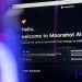 Informacje o czacie Kimi od Moonshot AI na ekranie komputera