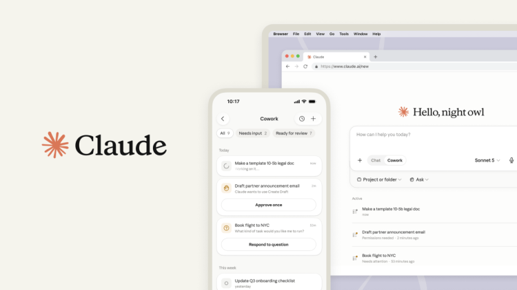 Claude Cowork dostępny w wersji mobilnej i przeglądarkowej