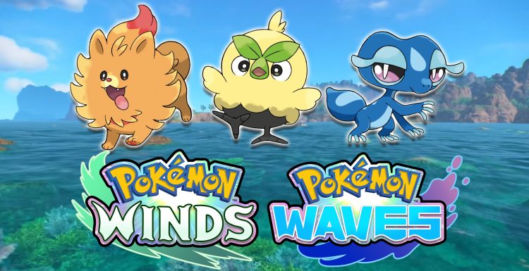 Plotki o trzystu nowych Pokemonach w grach Winds oraz Waves