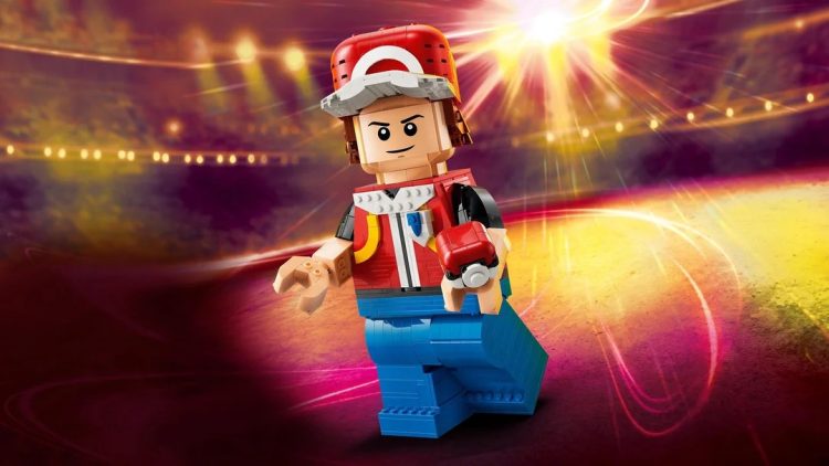 Szczegóły figurki LEGO Pokemon Red