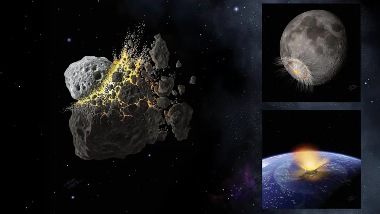 Rozbita asteroida mogła bombardować Ziemię 800 milionów lat temu