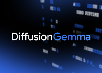 DiffusionGemma generuje tekst cztery razy szybciej