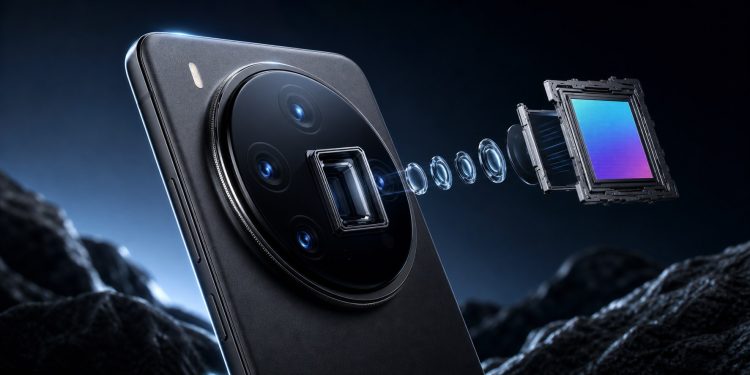 Koncepcyjny smartfon z peryskopowym teleobiektywem i dużą matrycą aparatu