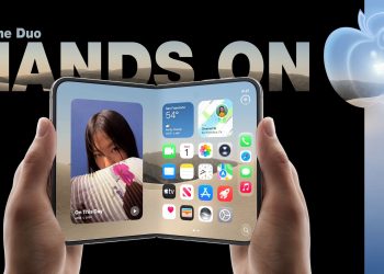 Test iPhone Duo z niemal niewidocznym zgięciem ekranu